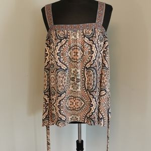 Bcbgmaxazria Flutter Sleeve Top Size L